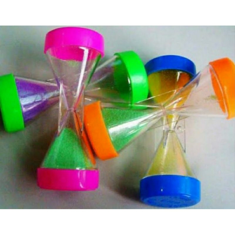 MAINAN PASIR WAKTU WARNA WARNI / MAINAN ANAK