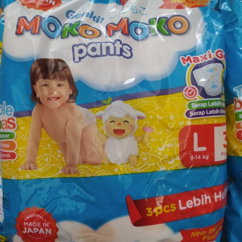 Moko Moko Pants L 1 renceng isi 4x3