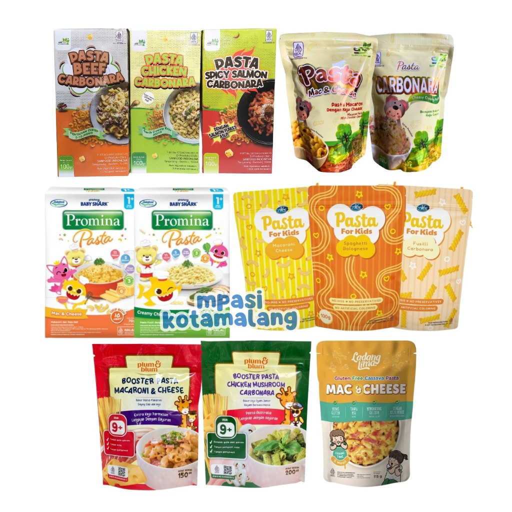 

LADANG LIMA SANFOOD PLUM BLUM CASSAVA PASTA / PASTA BOLOGNESE MAC N CHEESE CARBONARA/PASTA FUSILI GLUTEN FREE