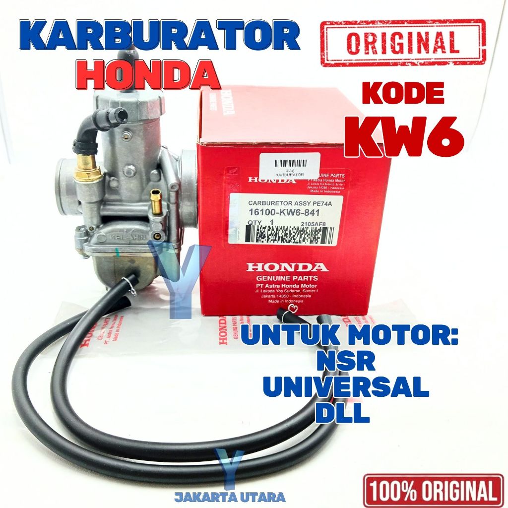 KARBURATOR NSR PE 28 HONDA KW6 KARBU CARBU KEIHIN KUALITAS ASLI ORIGINAL BERKUALITAS ORI HONDA ASLI.