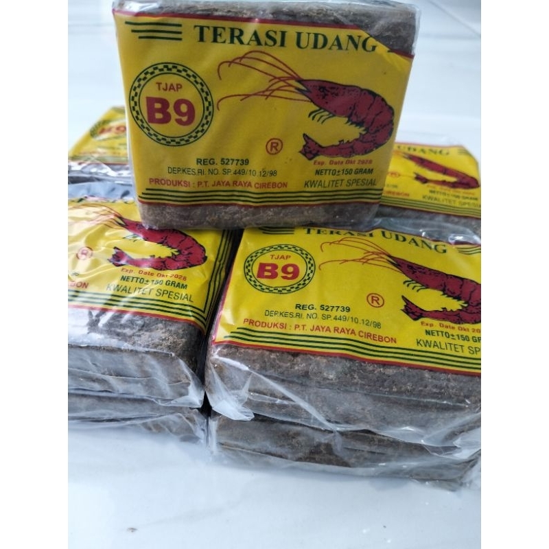 

TERASI UDANG B9 kemasan130grm TERASI LEGAND khas Cirebon