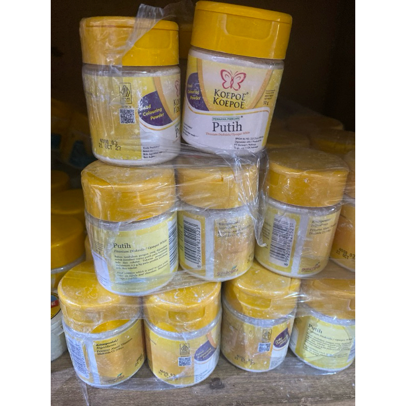 

PEWARNA PUTIH KUPU2 50gr