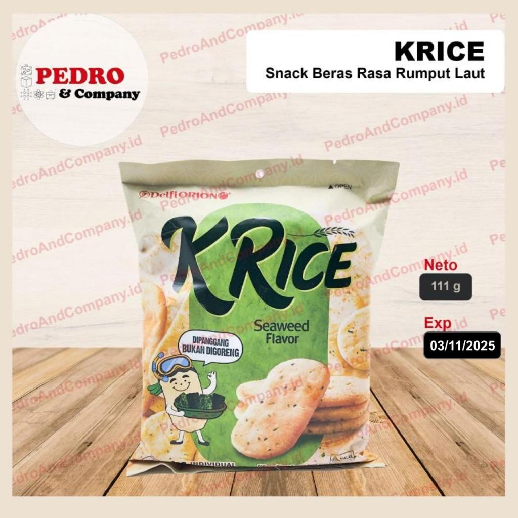 

KRice snack beras rasa Seaweed 111 gram isi 14 pack snek rice cracker rumput laut