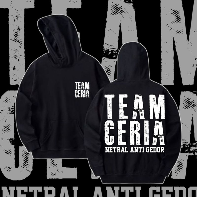 HOODIE NETRAL TEAM CERIA TEBAL