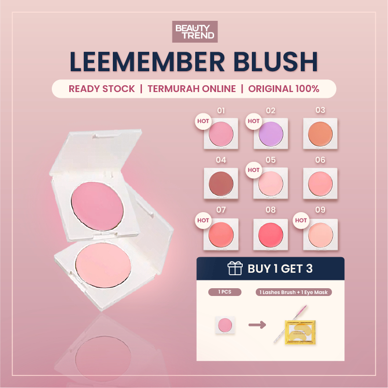 [READY ORI] Leemember Cream Blush Leemember Milk Factory Base Blusher Cream Leemember Blush Cream