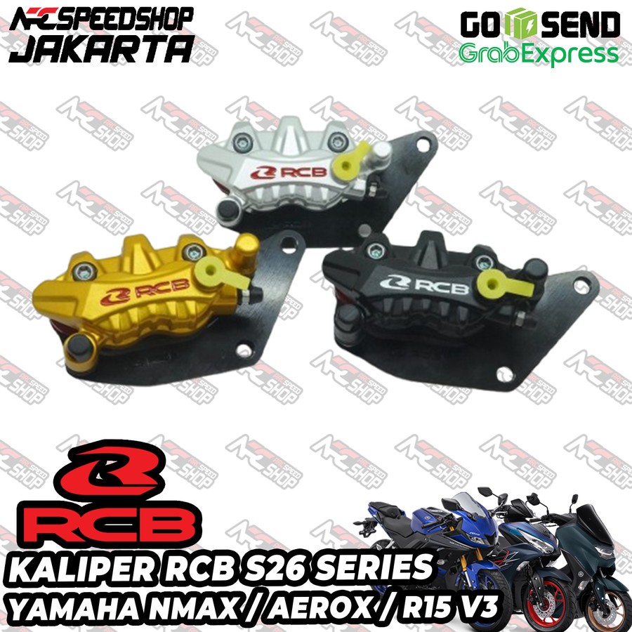kaliper RCB S26 Series Brake Caliper S-26 Yamaha NMAX AEROX R15V3 R15 V3