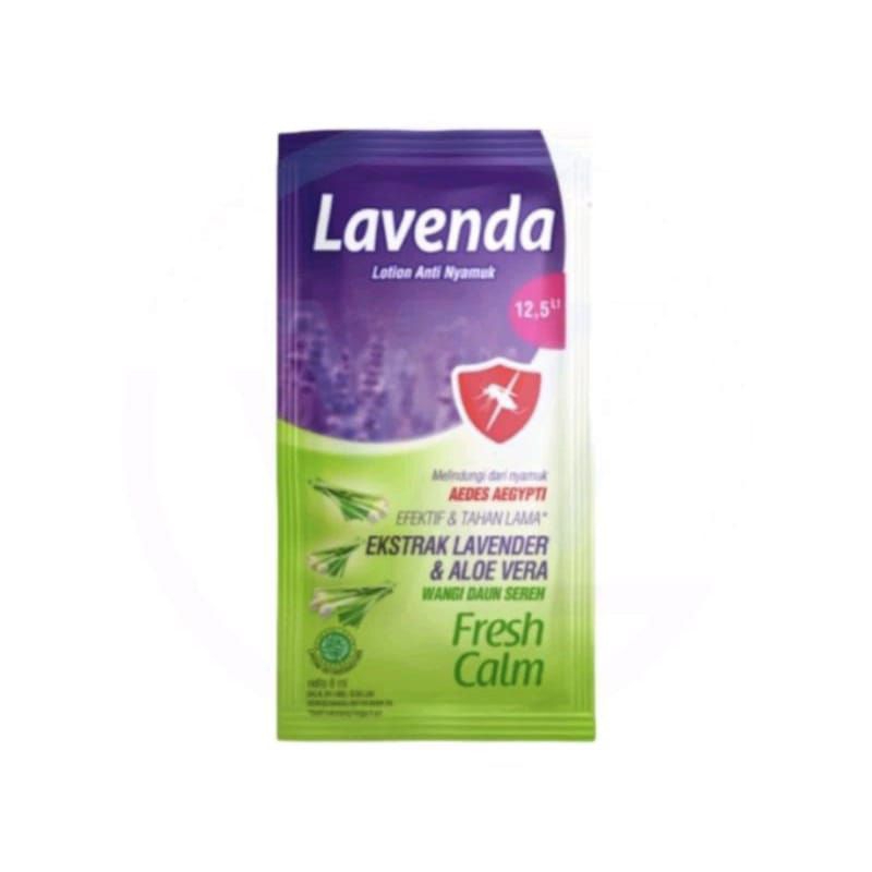 LAVENDA Lotion Anti Nyamuk 1renceng isi 12pcs