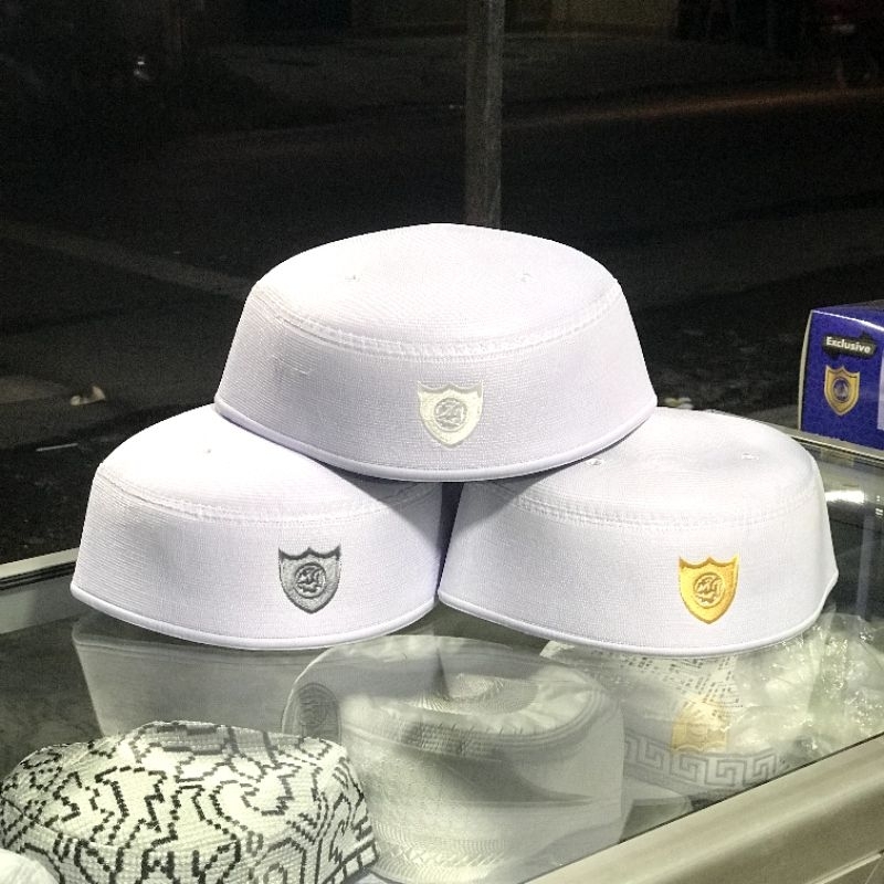 KOPIAH PUTIH POLOS MALAYSIA B1 / KOPIAH HAJI