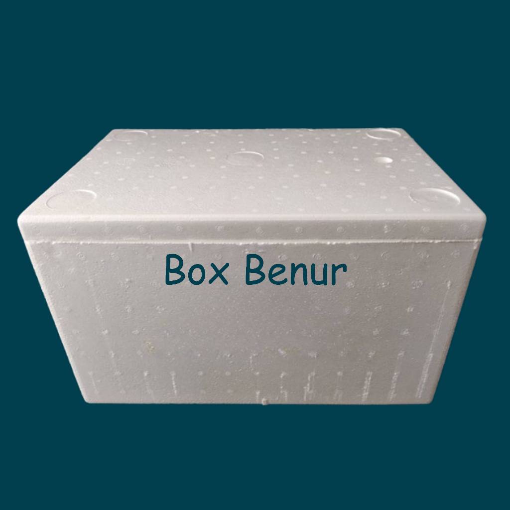 Styrofoam Box Benur Kotak Sterofom 27 Liter 47 x 31 x 29 cm 10 kg Stirofom Sterofoam Penyimpanan Es 