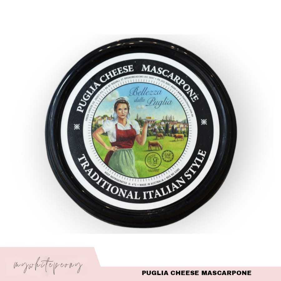 

Puglia Cheese Mascarpone/Keju Mascarpone Puglia 250 Gram