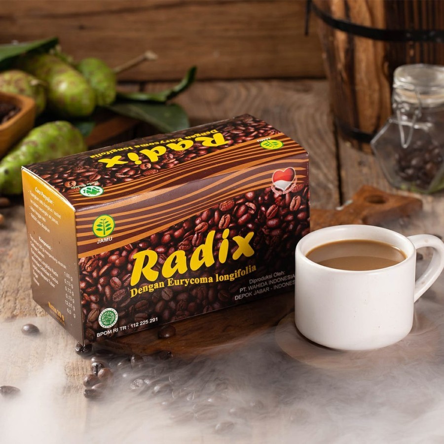 

Kopi Herbal Radix Wahida kotak Indonesia isi 15 sachet