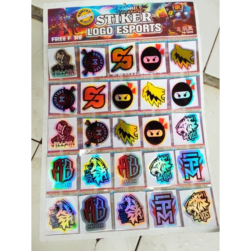 

Stiker Sablon 1 Lembar Isi 25 Random