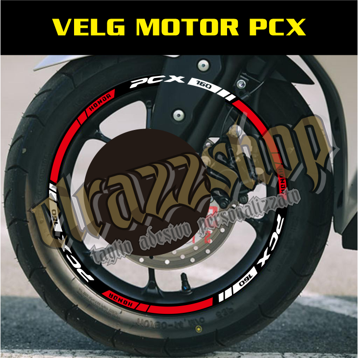 Stiker motor Stiker pcx 160 Stiker velg honda pcx 160 lis velg list velk variasi motor sticker velk