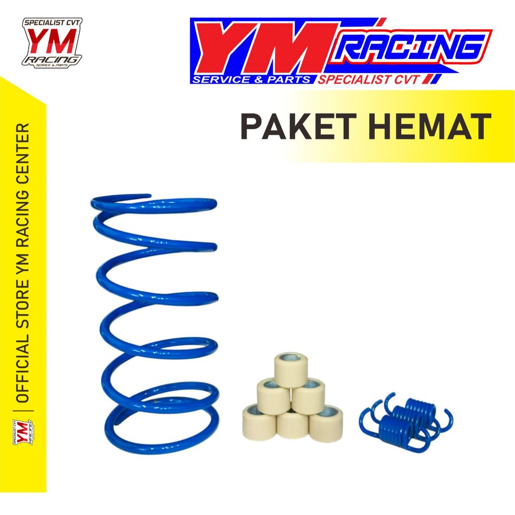 PAKETAN UPGRADE CVT 1000 RPM MIO J FINO 115 X RIDE 115 YM RACING