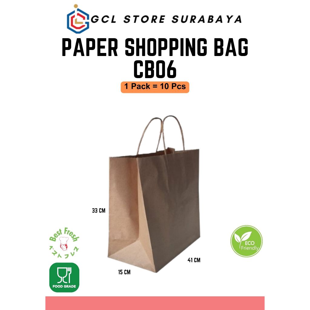 

Paper Bag Shopping CB06 | Tas Shopping Paper | paper Shopping Bag