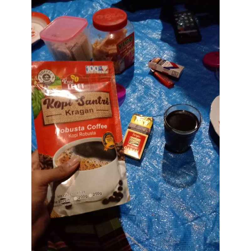 

kopi lelet asli Lasem original merk kopi santri 200gram cocok buat teman malam