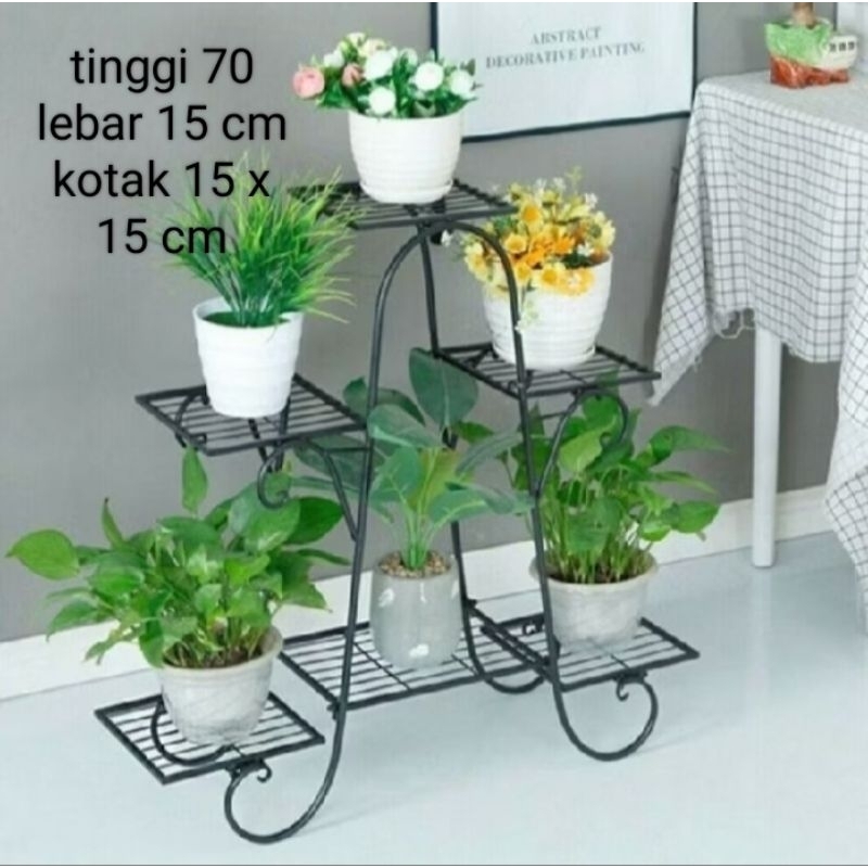 BERKUALITAS/Rak Pot Bunga//dudukan pot bunga/rak pot murah RAK POT BUNGA A