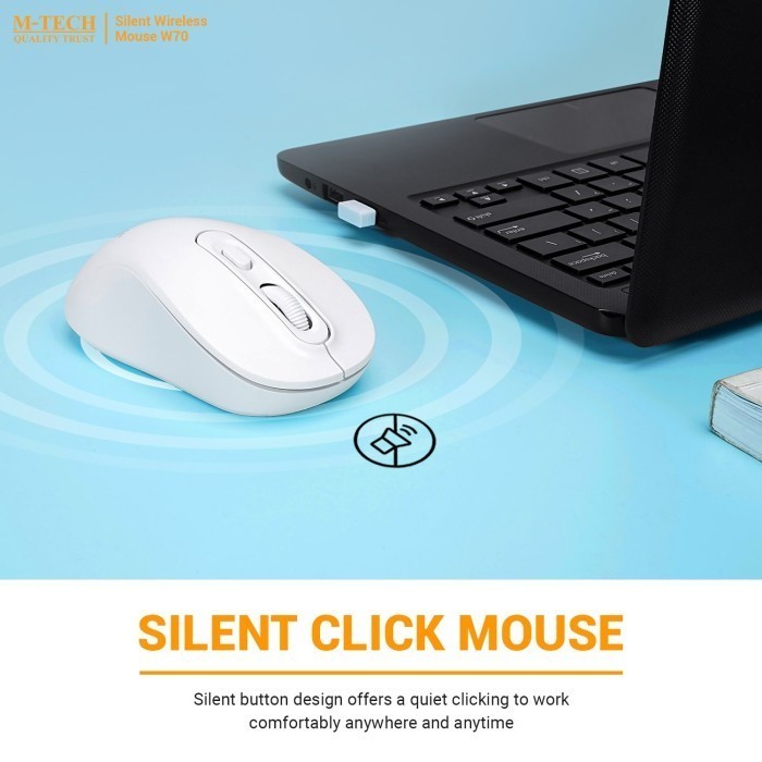 Mouse Wireless Mtech W70