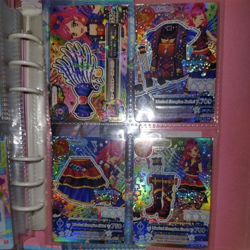 Aikatsu Seira Musical Scorpion Coord Indonesia Premium Rare Scorpio