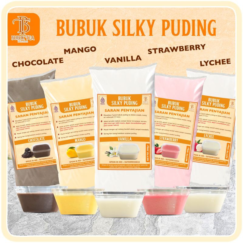 

BUBUK SILKY PUDING ALL VARIANT 300GRAM - BUBUK TEH
