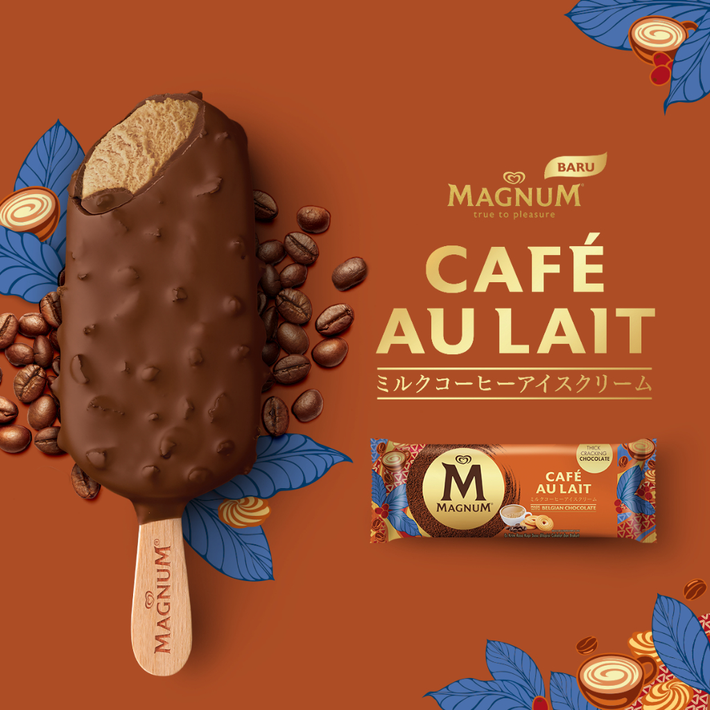

Magnum Cafe Au Lait - Es Krim / Ice Cream Wall's