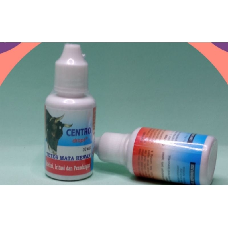 Centro drops obat mata/sariawan sapi kambing domba kelinci kuda kerbau Eyedom sapi
