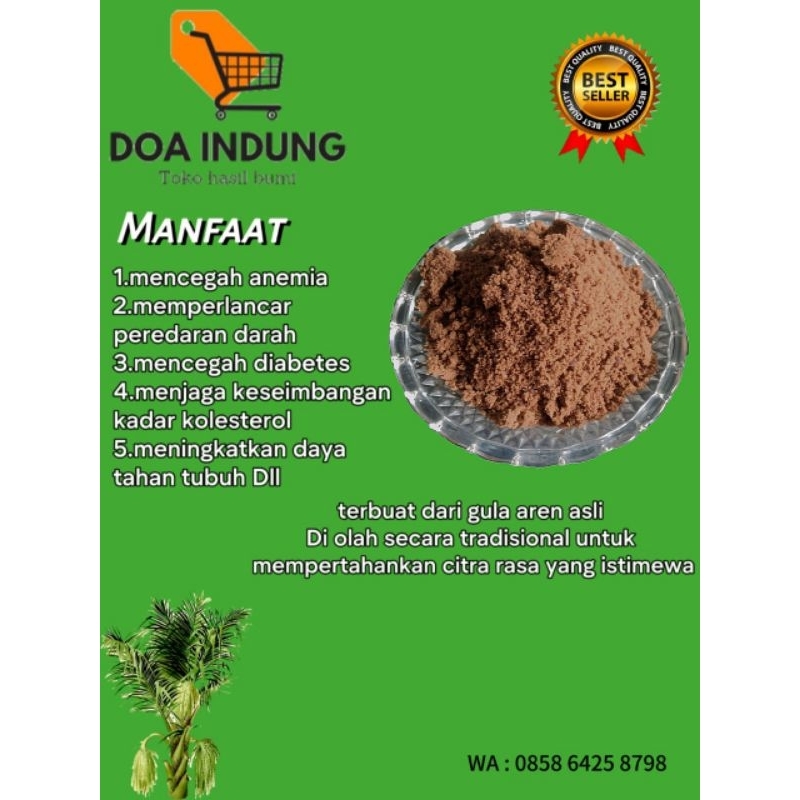 

Gula Aren Semut 100% Asli