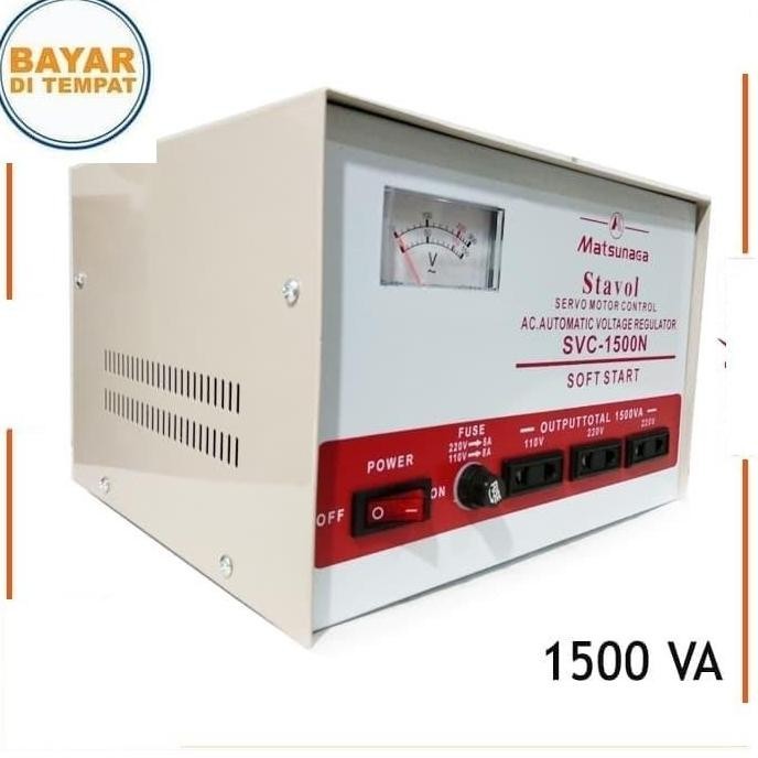 Matsunaga Stavol Stabilizer 1500 Watt Penstabil Arus Listrik