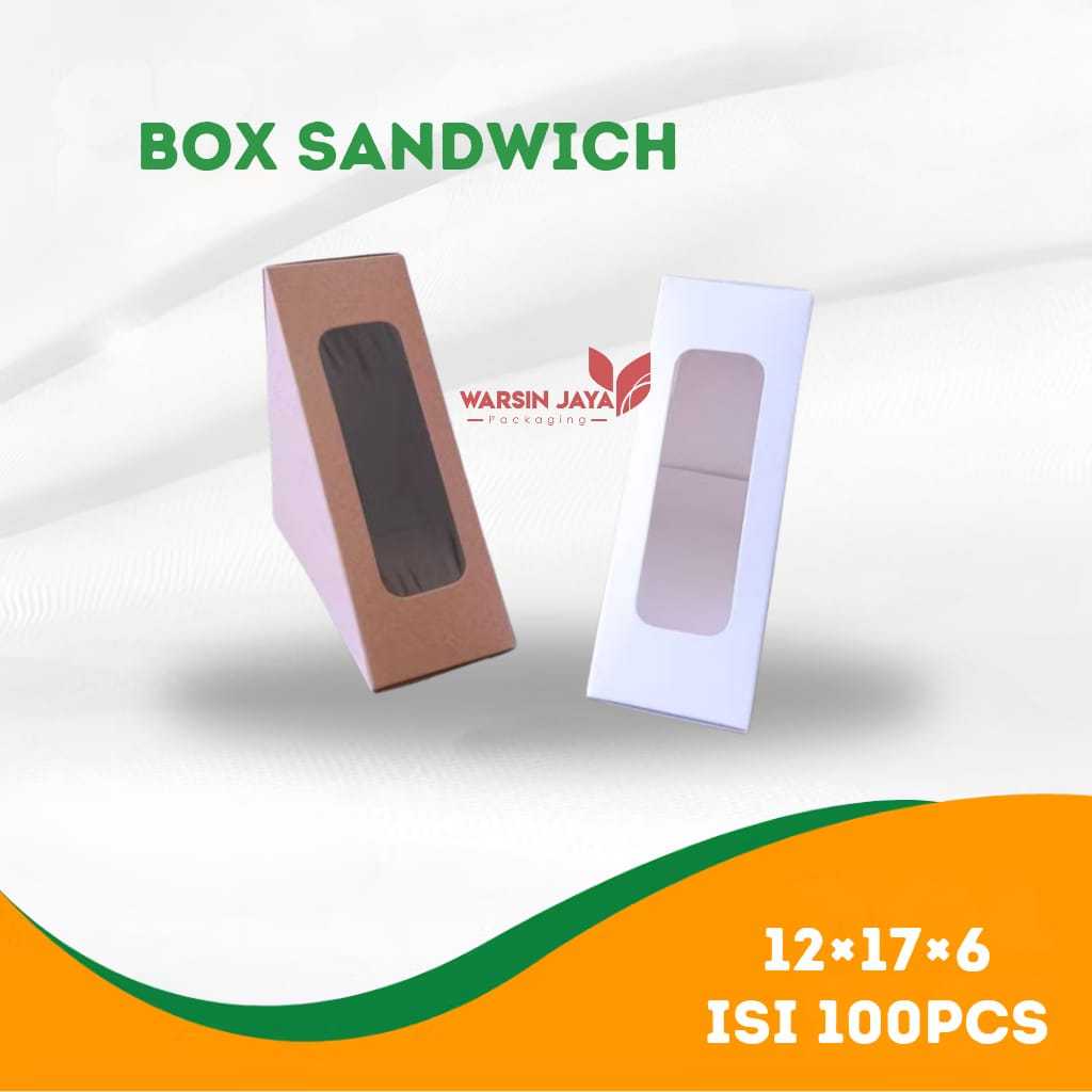 

box/ dus sandwitch isi 100pc