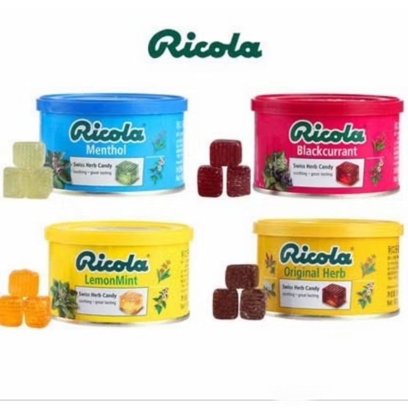 

Ricola Menthol Swiss Herb Candy Tin 100gr