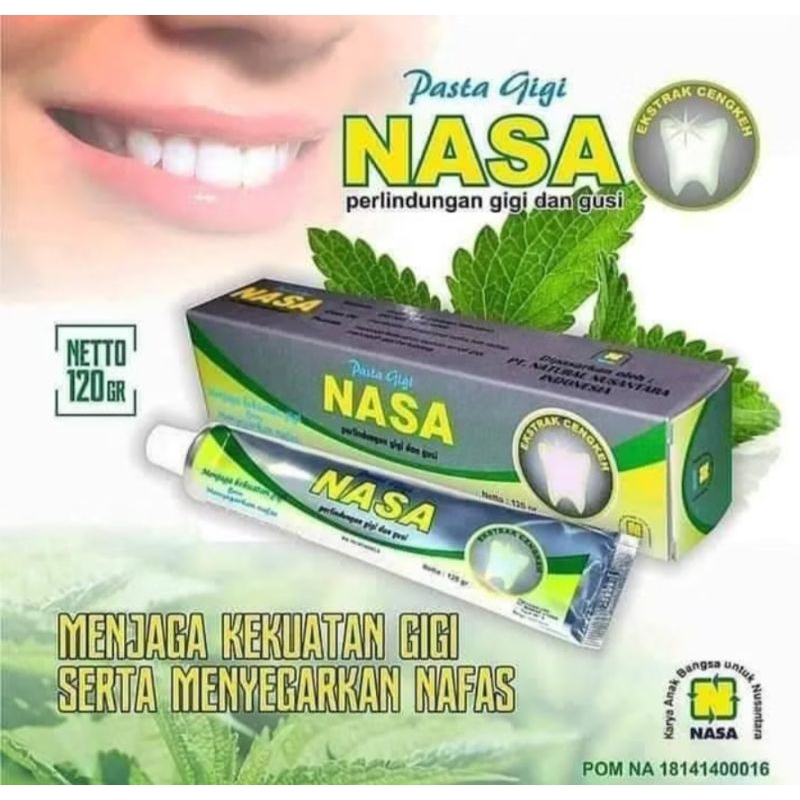 PASTA GIGI NASA/PASTA GIGI NASA ORIGINAL 100% BPOM