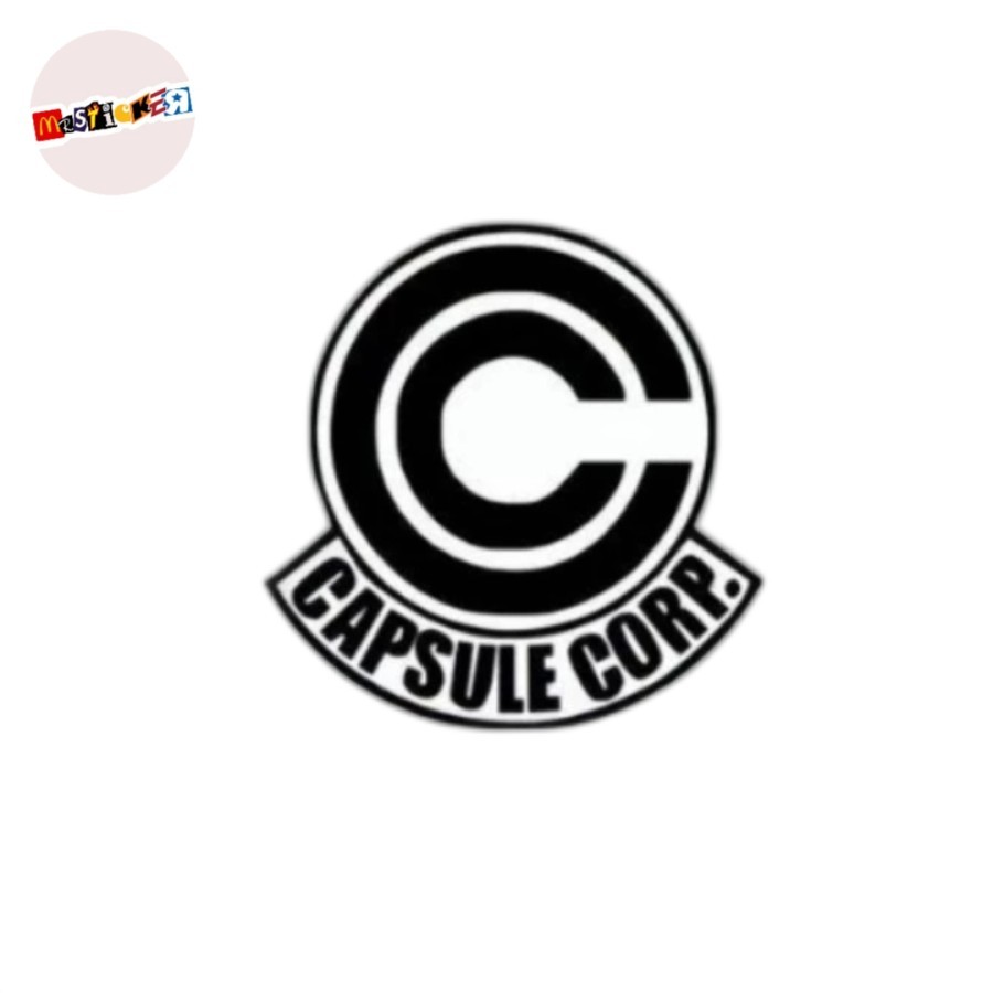 

sticker Dragon Ball Capsule Corp logo rounded stiker anime akira toriyama