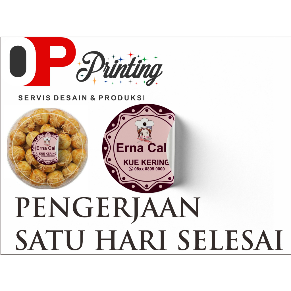 

LEBEL STICKER MAKANAN CETAK STIKER TOPLES PROMO