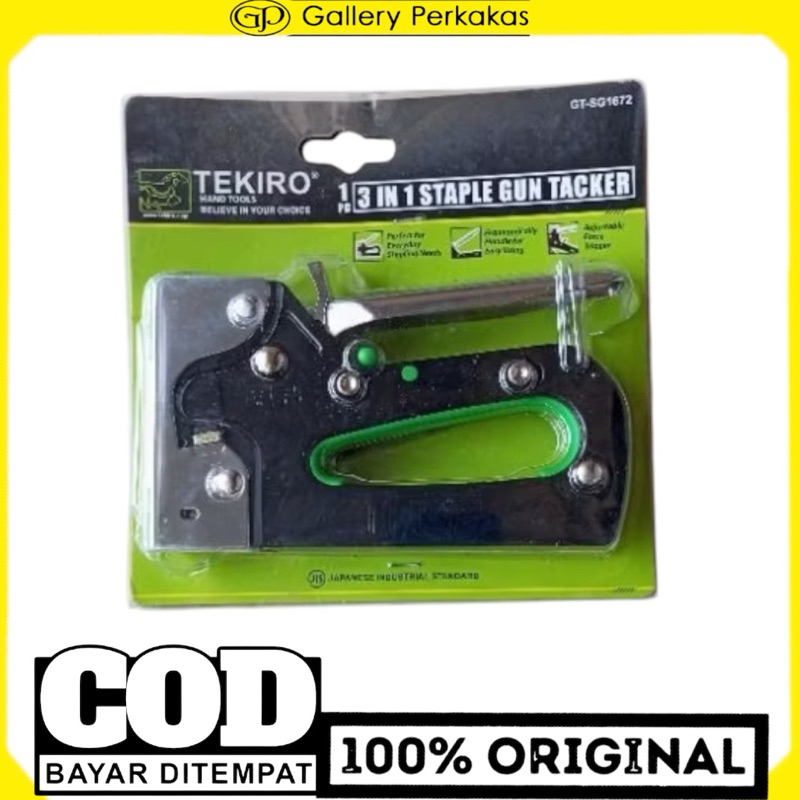 

3 in 1 Staple Gun Tacker Tekiro / necis tembak tekiro 3 in 1 4-14mm