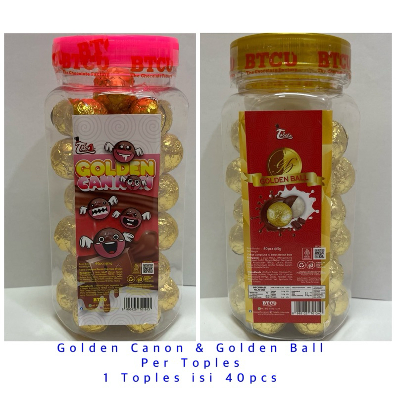 

Coklat Tobelo Golden Balls / Golden Canon Cokelat Toples