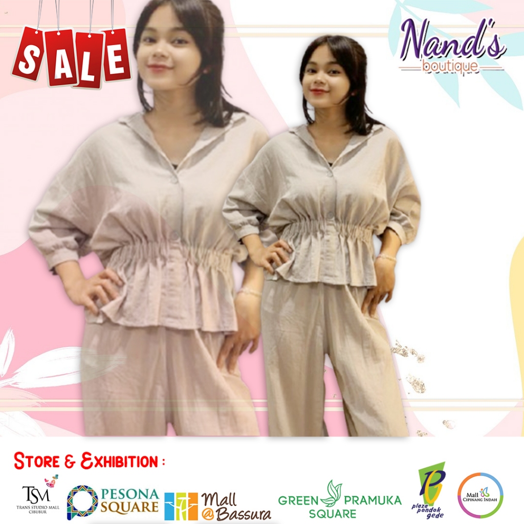 ONE SET BLUS DAN CELANA PANJANG WANITA BY NAND'S BOUTIQUE