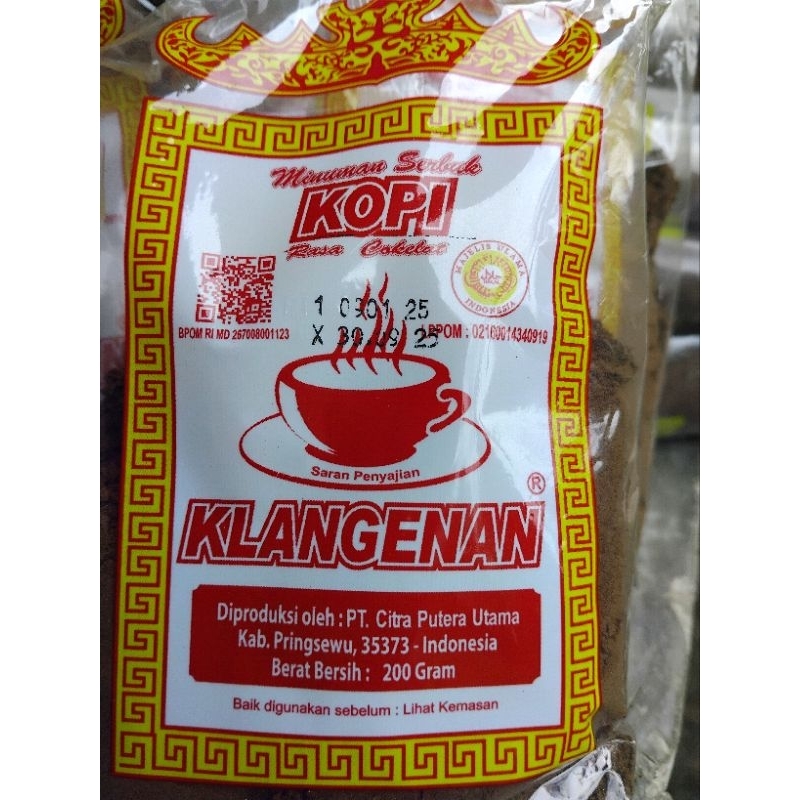 

KOPI Klangenan LAMPUNG Pringsewu isi 200gr