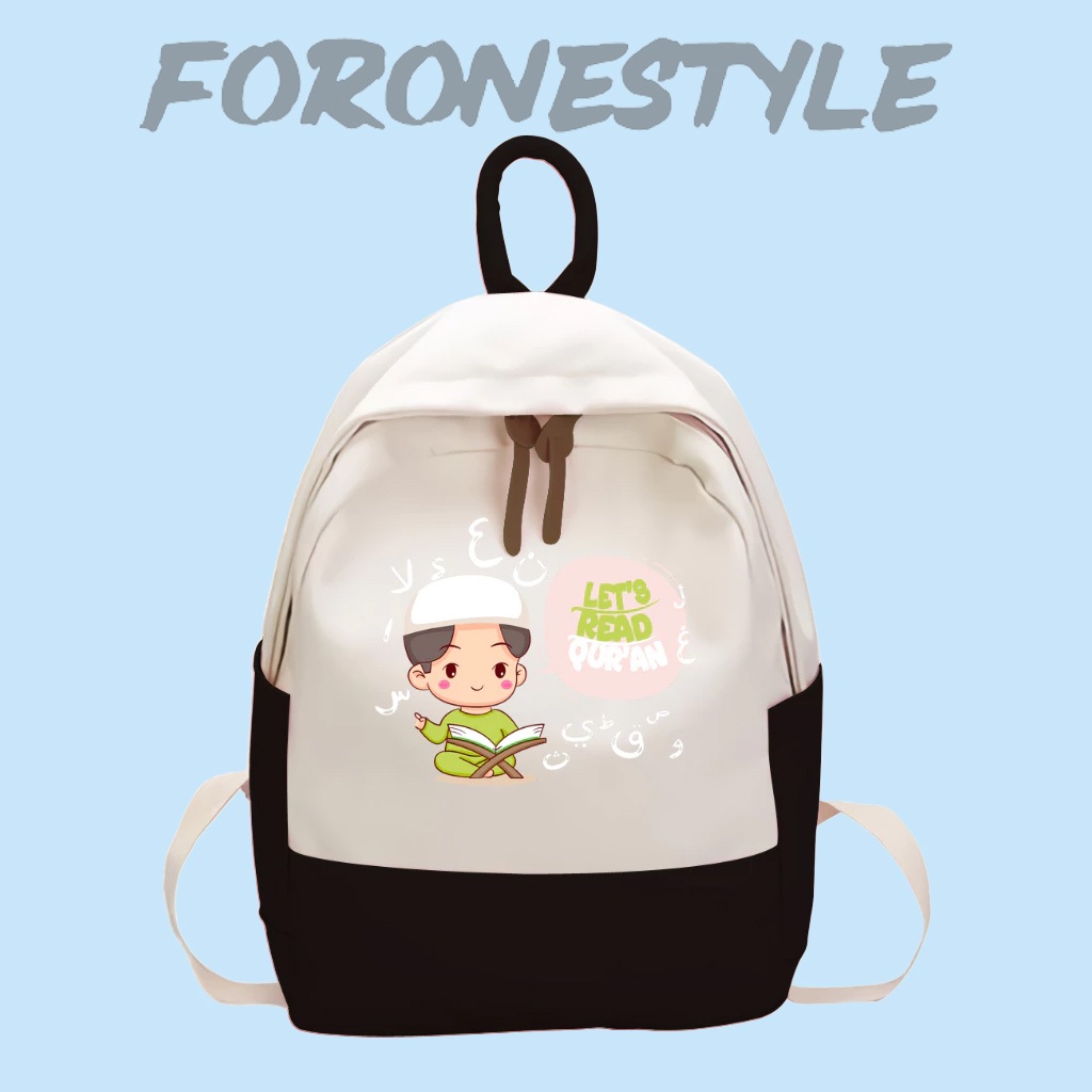 Tas Ransel Anak Let's Read Quran - Ransel Anak Let's Read Quran - Tas Ransel  Let's Read Quran