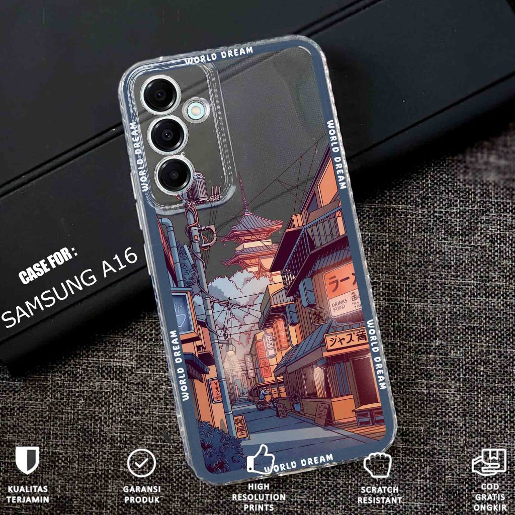 Case Samsung A16 Terbaru - Casing Samsung a16 - Softcase karet motif gambar ( SCNRT ) - Kesing Hp - 