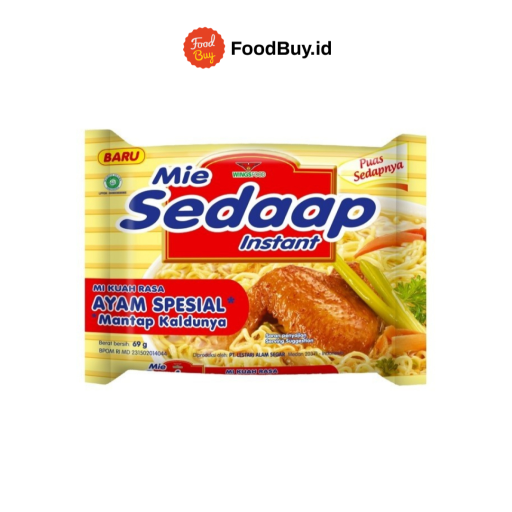 

Mie Sedaap Instant Mie Kuah Ayam Spesial 69gr