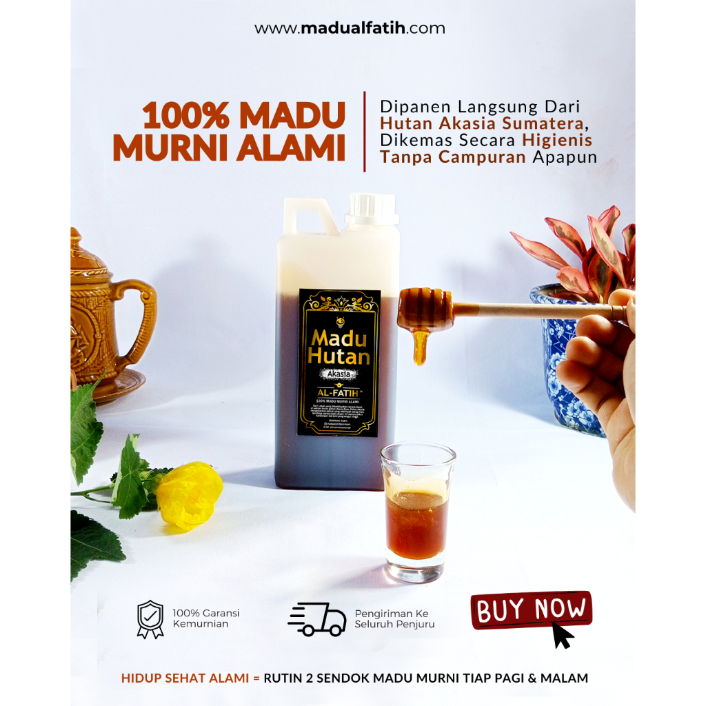 

Madu Murni Hutan Akasia Sumatera | Kualitas Grade A | Murni Alami Bukan SOS