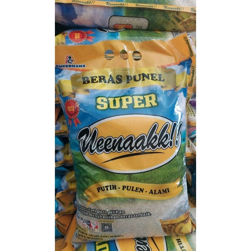 

Beras UENAK 5kg 4pcs (20kg)
