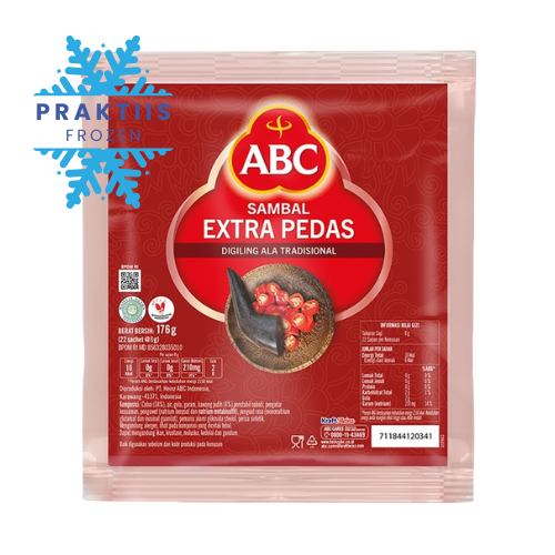 

ABC SAMBAL EXTRA PEDAS 8GR X 22 SACHET