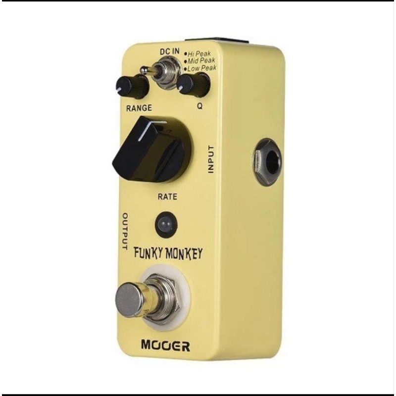 mooer pedal funky monkey, digital auto  wah pedal