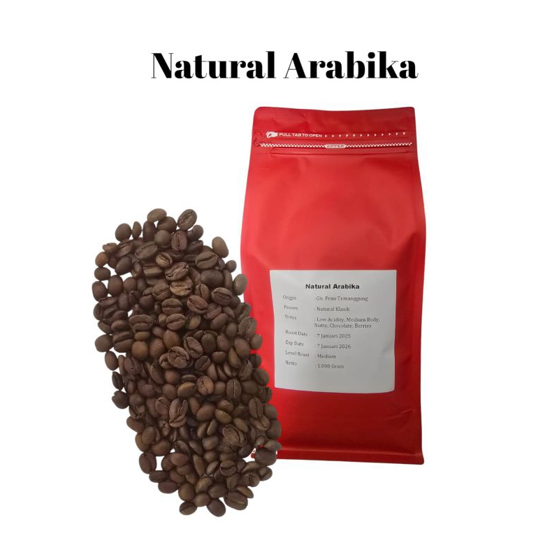 

Roasted Arabika Natural 1 Kg