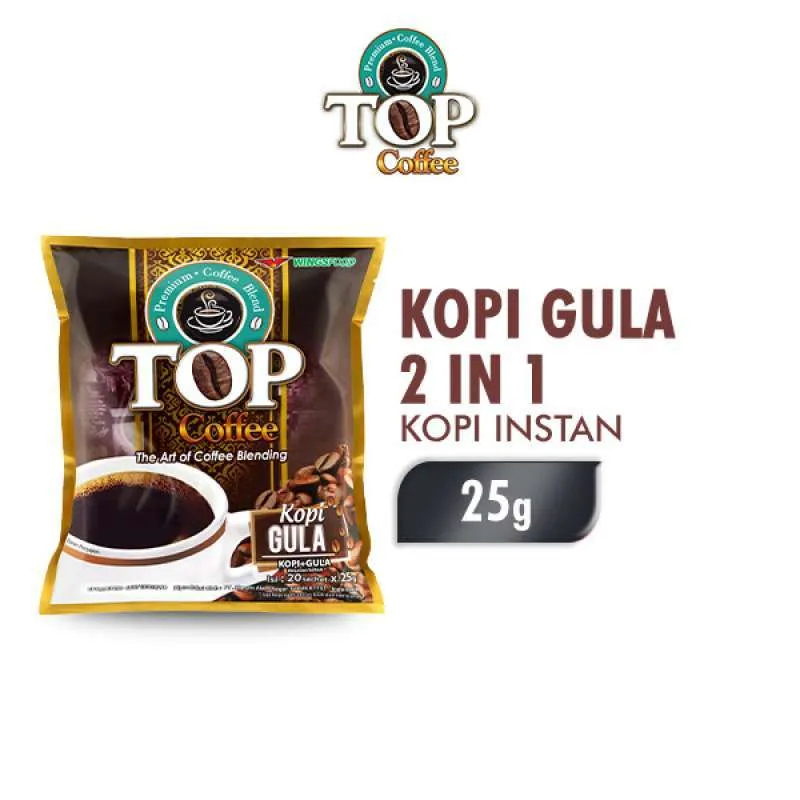 

Top Kopi Gula 2 in 1 [12 sachet/renceng]