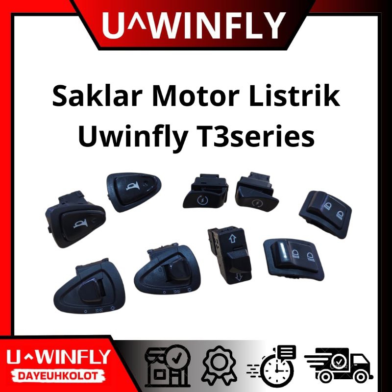 Saklar Motor Listrik Uwinfly T3s Series Original