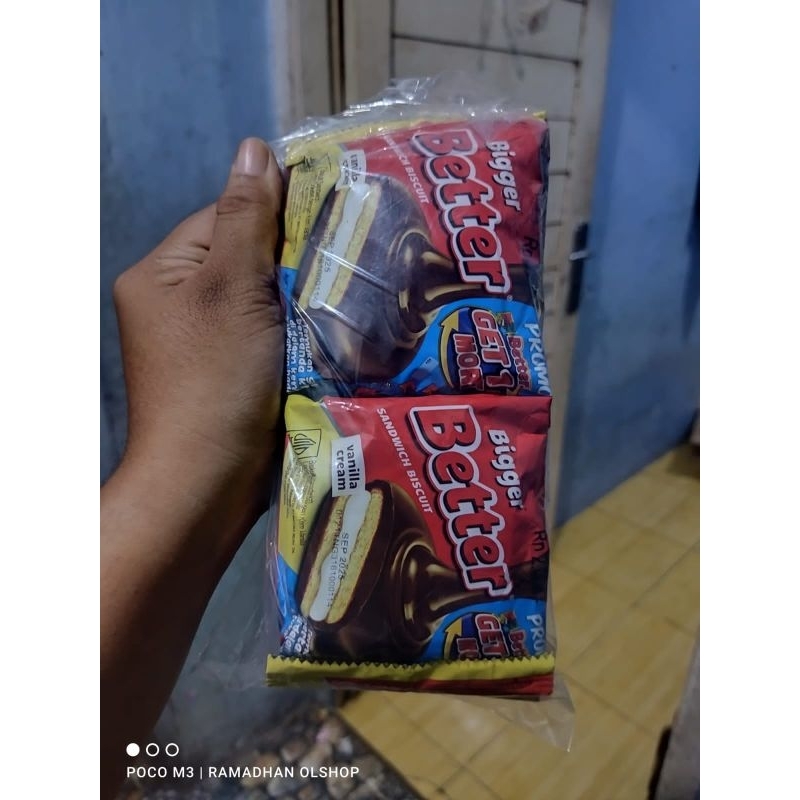 

BIGGER BETTER JUMBO COKLAT ISI 10 PCS