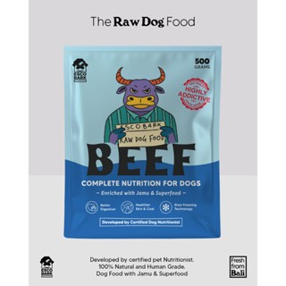Escobark Complete Beef Raw Dog Food / Makanan Basah Anjing (Sapi)