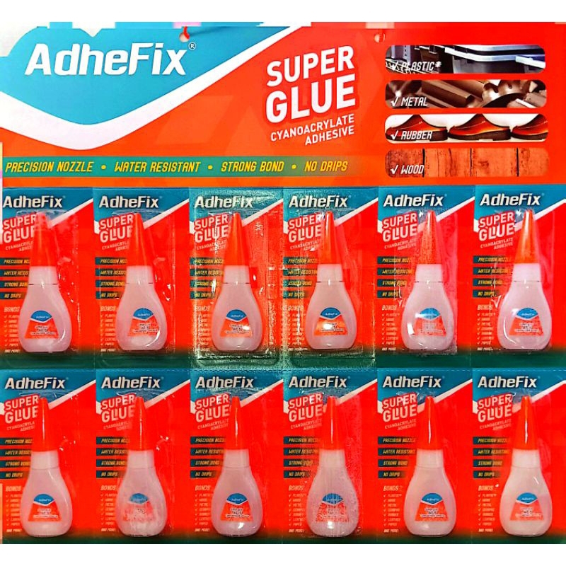 

12pcs/1lusin Lem Super Glue korea ADHEFIX